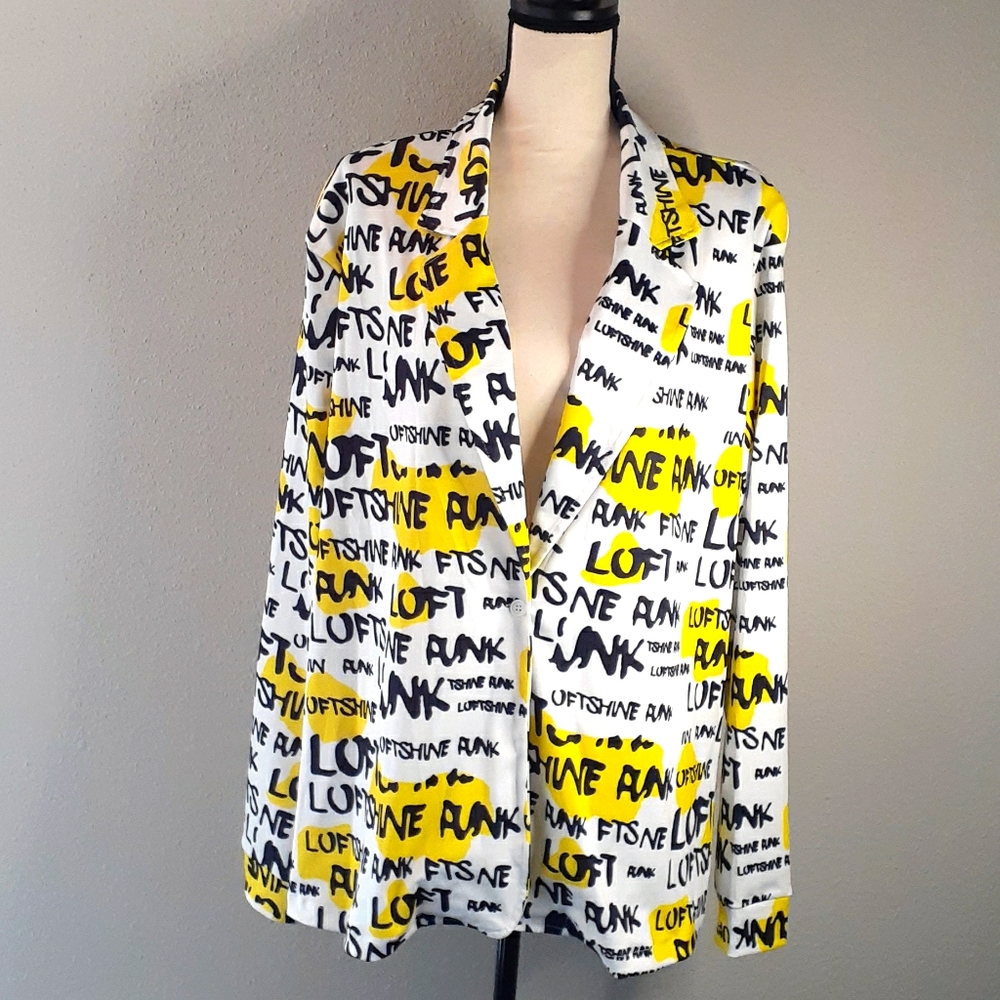 Word print Jacket
